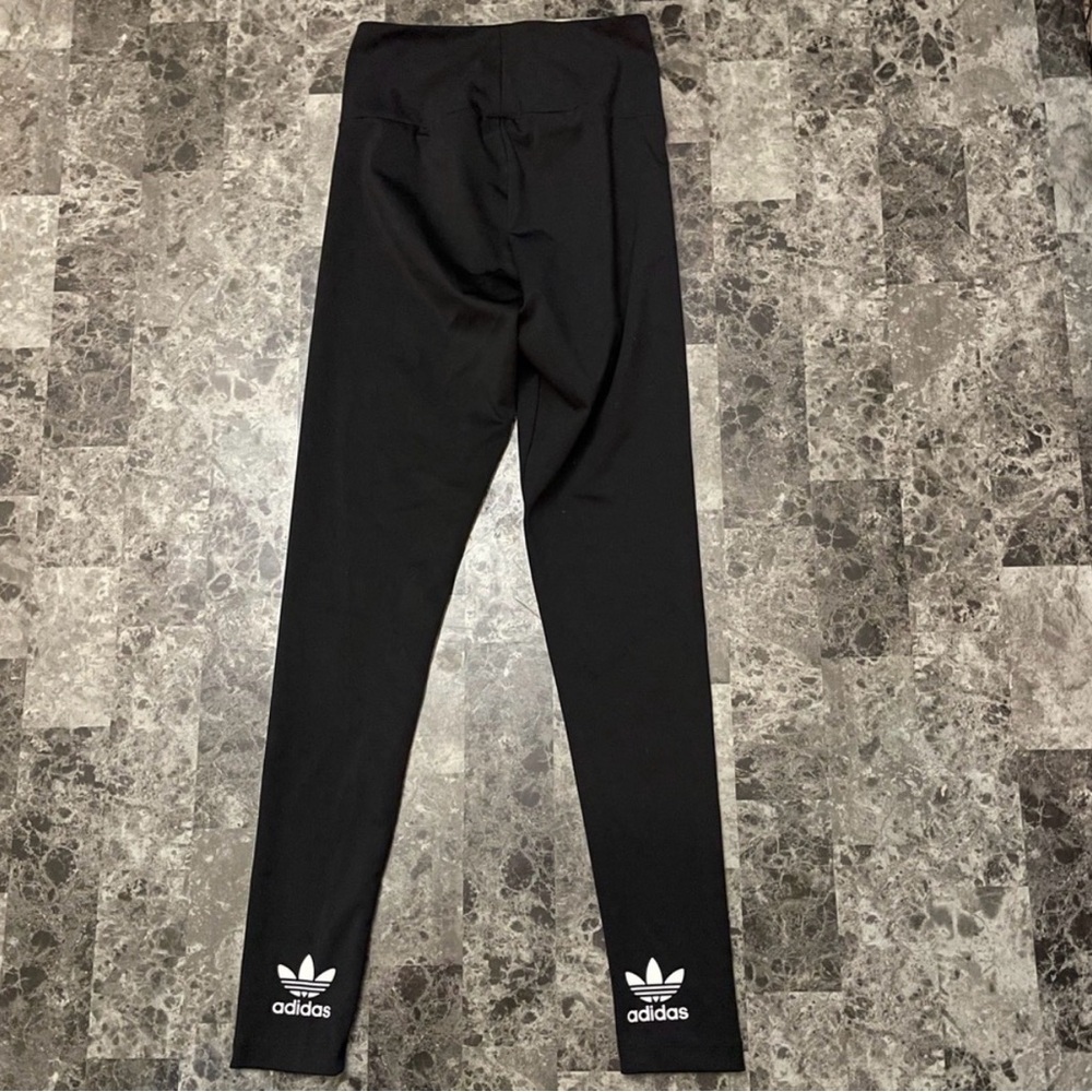 Adidas Originals Trefoil Black Leggings - Picture 2 of 7